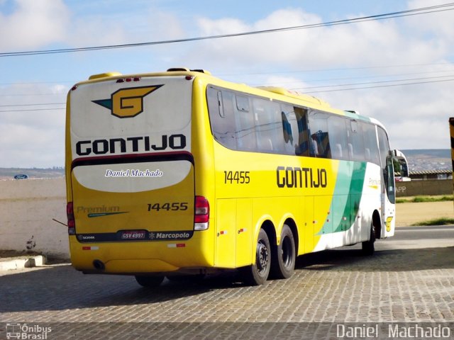 Empresa Gontijo de Transportes 14455 na cidade de Vitória da Conquista, Bahia, Brasil, por Daniel  Machado. Número da foto: #1976642.