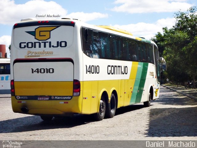 Empresa Gontijo de Transportes 14010 na cidade de Vitória da Conquista, Bahia, Brasil, por Daniel  Machado. Número da foto: #1976619.