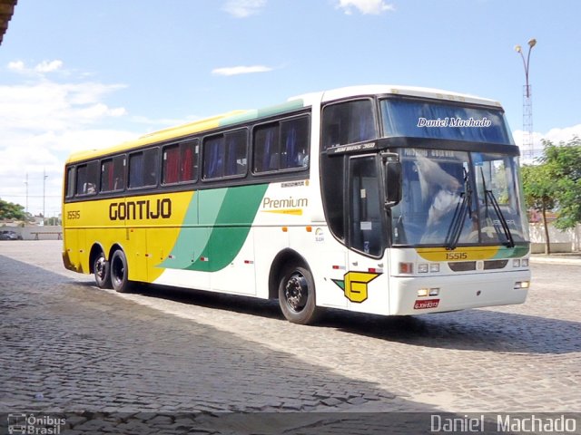 Empresa Gontijo de Transportes 15515 na cidade de Vitória da Conquista, Bahia, Brasil, por Daniel  Machado. ID da foto: 1976636.