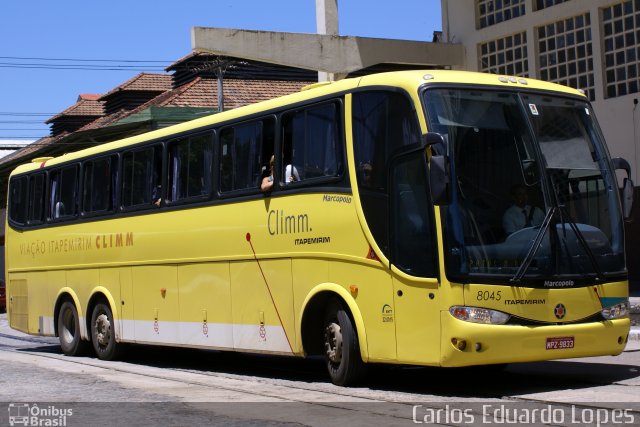 Viação Itapemirim 8045 na cidade de Rio de Janeiro, Rio de Janeiro, Brasil, por Carlos Eduardo Lopes. Número da foto: #2024282.