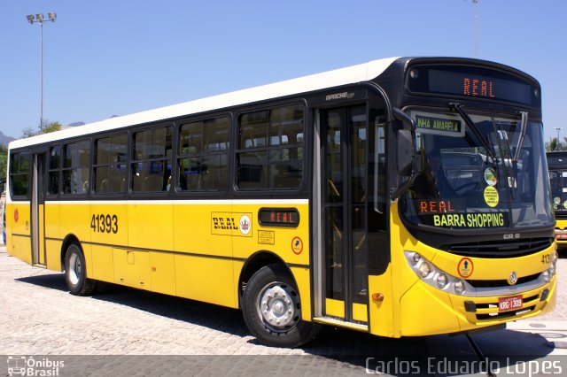 Real Auto Ônibus 41393 na cidade de Rio de Janeiro, Rio de Janeiro, Brasil, por Carlos Eduardo Lopes. Número da foto: #2024257.