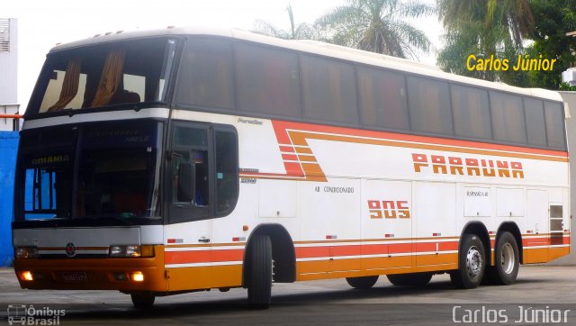 Viação Paraúna 905 na cidade de Goiânia, Goiás, Brasil, por Carlos Júnior. Número da foto: #2023555.