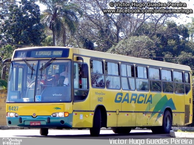 Viação Garcia 6427 na cidade de Maringá, Paraná, Brasil, por Victor Hugo Guedes Pereira. Número da foto: #2025364.
