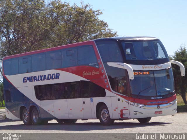 Expresso Embaixador 502 na cidade de Pelotas, Rio Grande do Sul, Brasil, por Gabriel  Morosoli. Número da foto: #2023751.
