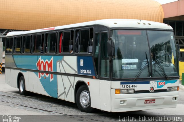 Auto Viação 1001 RJ 108.486 na cidade de Rio de Janeiro, Rio de Janeiro, Brasil, por Carlos Eduardo Lopes. ID da foto: 2025163.