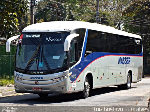 Viação Nasser 208115 na cidade de São Paulo, São Paulo, Brasil, por Luiz Gustavo Goncalves. Número da foto: #2024404.