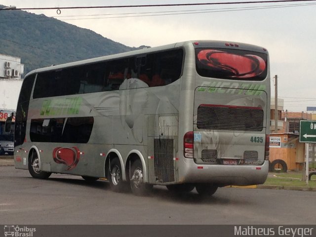 Eucatur - Empresa União Cascavel de Transportes e Turismo 4435 na cidade de Osório, Rio Grande do Sul, Brasil, por Matheus  Geyger de Melo. Número da foto: #2024102.