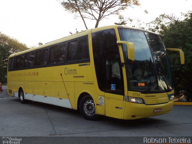 Viação Itapemirim 9703 na cidade de São Paulo, São Paulo, Brasil, por Robson Teixeira. Número da foto: #2023594.