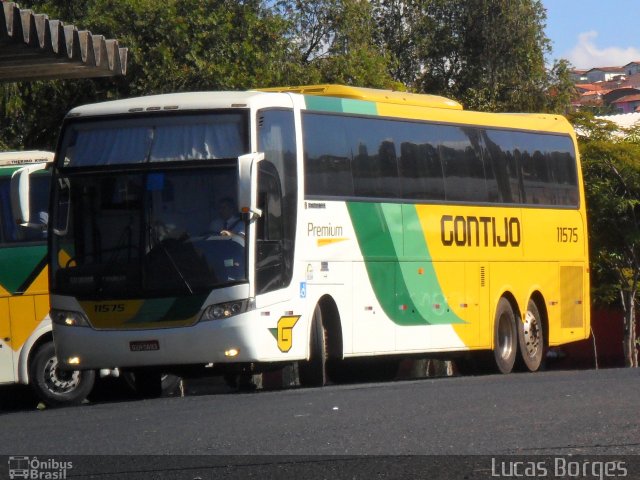Empresa Gontijo de Transportes 11575 na cidade de Araxá, Minas Gerais, Brasil, por Lucas Borges . Número da foto: #2023997.