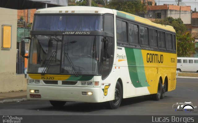 Empresa Gontijo de Transportes 15320 na cidade de Araxá, Minas Gerais, Brasil, por Lucas Borges . Número da foto: #2042611.