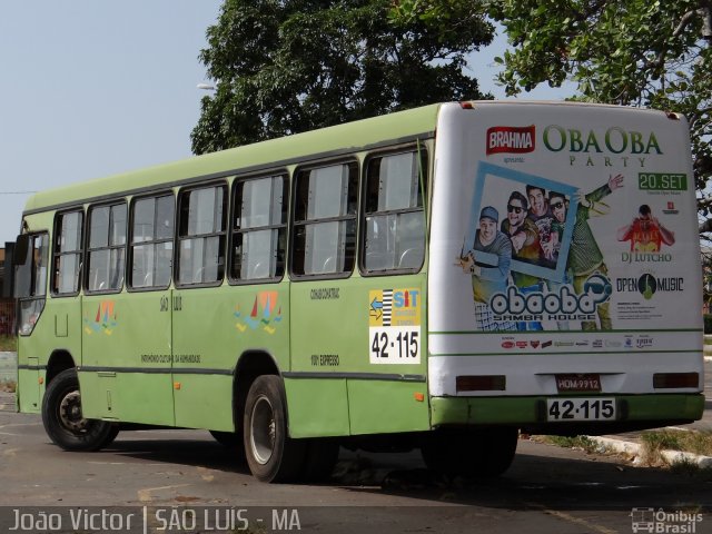 1001 Expresso 42-115 na cidade de São Luís, Maranhão, Brasil, por João Victor. Número da foto: #2043422.