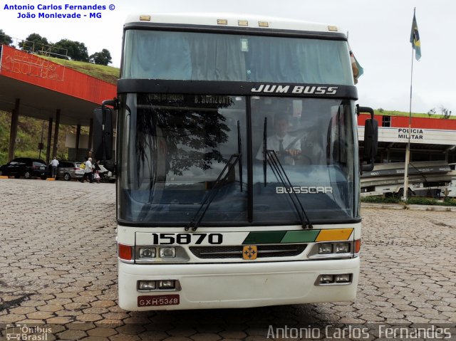 Empresa Gontijo de Transportes 15870 na cidade de João Monlevade, Minas Gerais, Brasil, por Antonio Carlos Fernandes. Número da foto: #2041852.