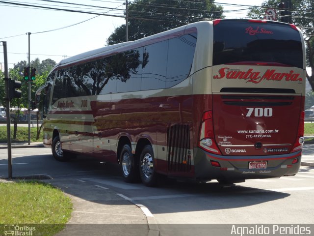Santa Maria Fretamento e Turismo > Transportes Santa Maria(SP) 0700 na cidade de São Bernardo do Campo, São Paulo, Brasil, por Agnaldo Penides. Número da foto: #2043163.