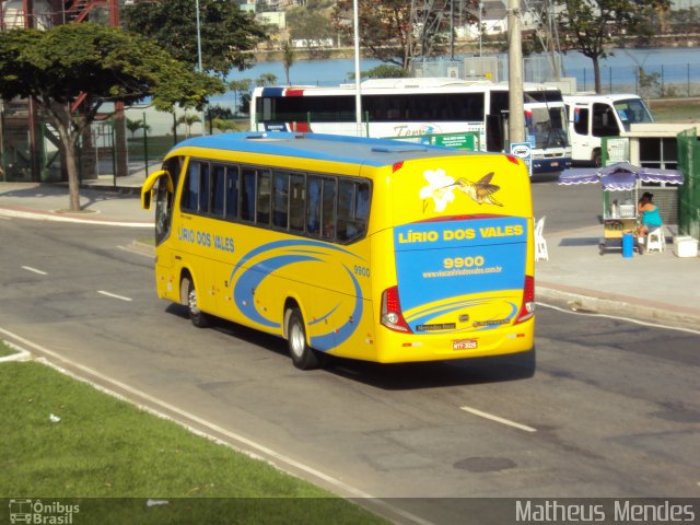 Viação Lírio dos Vales 9900 na cidade de Vitória, Espírito Santo, Brasil, por Matheus Mendes. Número da foto: #2041771.