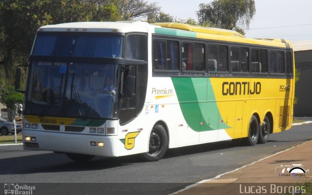 Empresa Gontijo de Transportes 15900 na cidade de Araxá, Minas Gerais, Brasil, por Lucas Borges . Número da foto: #2042640.