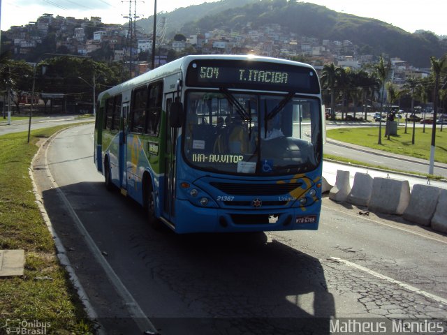 Unimar Transportes 21367 na cidade de Vitória, Espírito Santo, Brasil, por Matheus Mendes. Número da foto: #2043855.