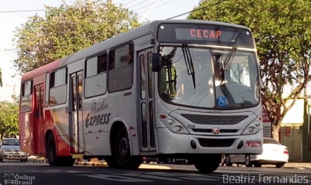 Pruden Express 1110 na cidade de Presidente Prudente, São Paulo, Brasil, por Beatriz Fernandes. ID da foto: 2045204.