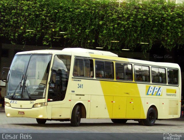 BPA Transportes 341 na cidade de Belo Horizonte, Minas Gerais, Brasil, por César Ônibus. ID da foto: 2043863.