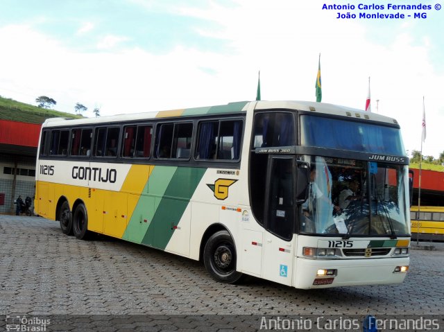 Empresa Gontijo de Transportes 11215 na cidade de João Monlevade, Minas Gerais, Brasil, por Antonio Carlos Fernandes. ID da foto: 2044287.