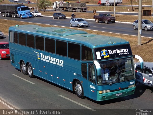 SL Transporte e Turismo 6825 na cidade de Candangolândia, Distrito Federal, Brasil, por José Augusto da Silva Gama. ID da foto: 2045014.