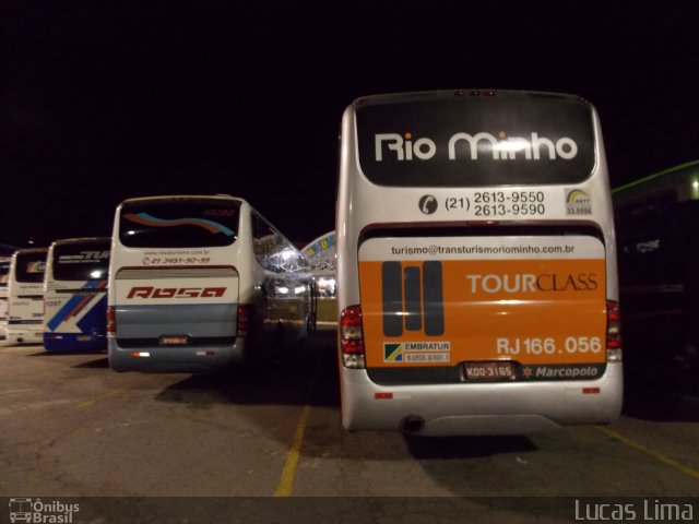 Transturismo Rio Minho RJ 166.056 na cidade de Aparecida, São Paulo, Brasil, por Lucas Lima. Número da foto: #2046267.
