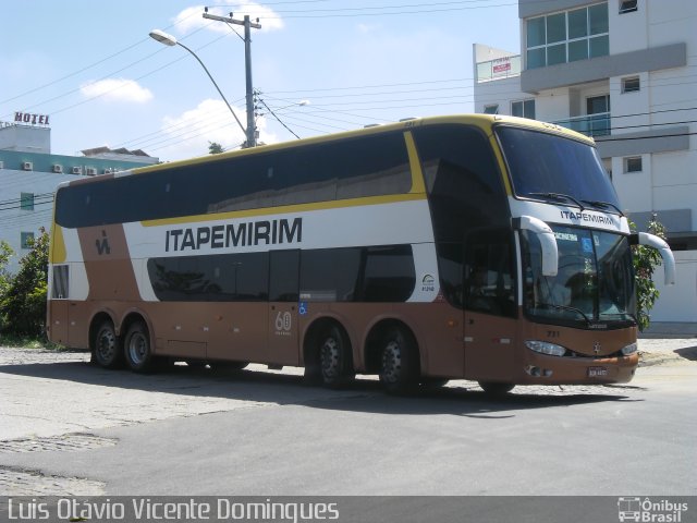 Viação Itapemirim 731 na cidade de Campos dos Goytacazes, Rio de Janeiro, Brasil, por Luis Otávio Vicente Domingues. ID da foto: 2046238.