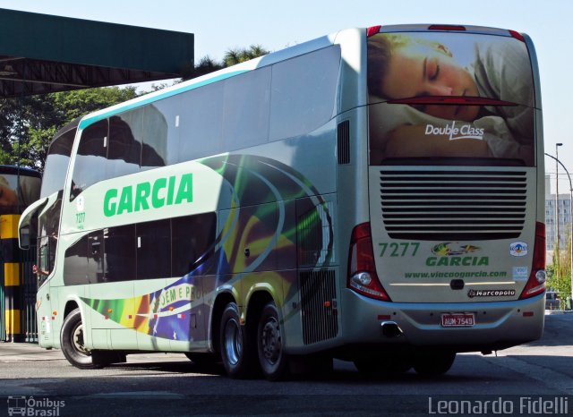 Viação Garcia 7277 na cidade de São Paulo, São Paulo, Brasil, por Leonardo Fidelli. Número da foto: #2046954.