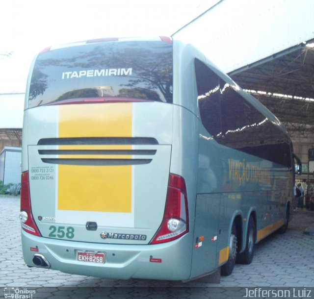 Viação Itapemirim 258 na cidade de Vitória, Espírito Santo, Brasil, por J.  Luiz. ID da foto: 2046774.