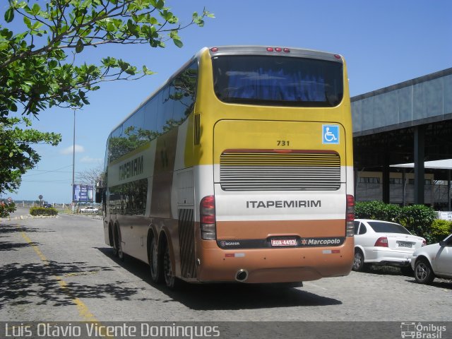 Viação Itapemirim 731 na cidade de Campos dos Goytacazes, Rio de Janeiro, Brasil, por Luis Otávio Vicente Domingues. Número da foto: #2046250.