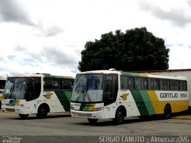 Empresa Gontijo de Transportes 3150 na cidade de Almenara, Minas Gerais, Brasil, por Sérgio Augusto Braga Canuto. ID da foto: 2046635.