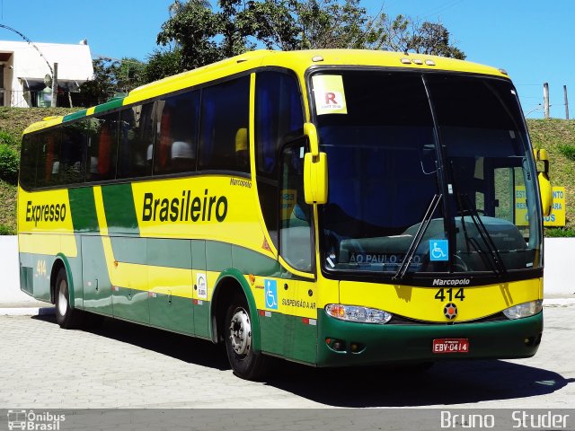 Expresso Brasileiro 414 na cidade de Aparecida, São Paulo, Brasil, por Bruno   Studer. ID da foto: 2045371.