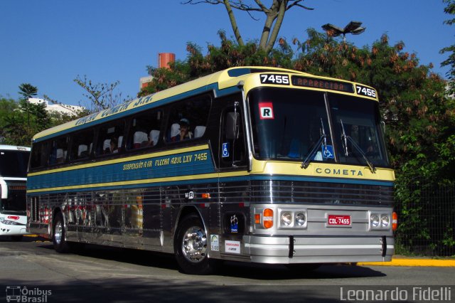 Viação Cometa 7455 na cidade de São Paulo, São Paulo, Brasil, por Leonardo Fidelli. Número da foto: #2048399.