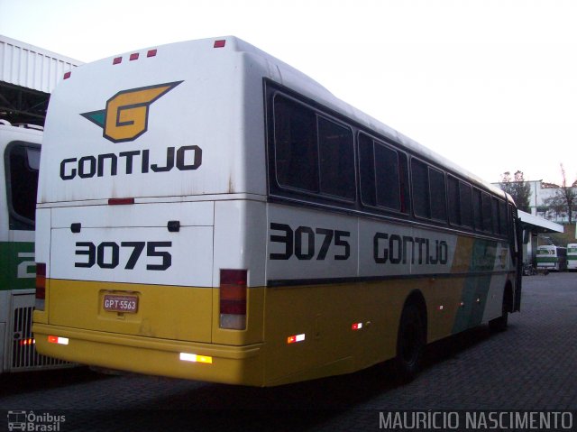 Empresa Gontijo de Transportes 3075 na cidade de Contagem, Minas Gerais, Brasil, por Maurício Nascimento. ID da foto: 2047883.