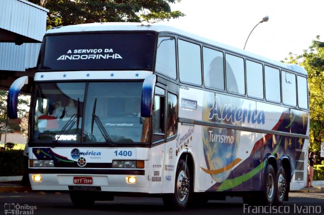 América Turismo 1400 na cidade de Assis, São Paulo, Brasil, por Francisco Ivano. Número da foto: #2050672.