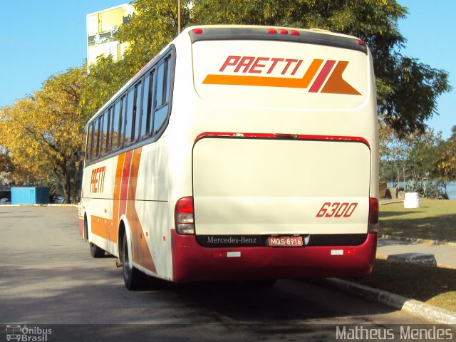 Viação Pretti 6300 na cidade de Vitória, Espírito Santo, Brasil, por Matheus Mendes. Número da foto: #2049152.