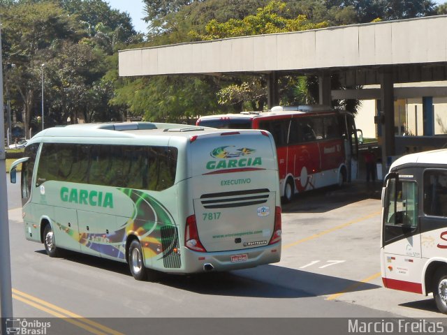 Viação Garcia 7817 na cidade de Ribeirão Preto, São Paulo, Brasil, por Marcio Freitas. Número da foto: #2049584.