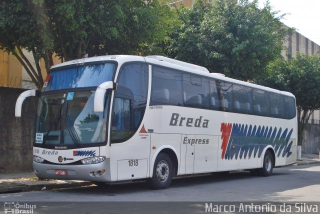 Breda Transportes e Serviços 1818 na cidade de São Bernardo do Campo, São Paulo, Brasil, por Marco Antonio da Silva. ID da foto: 2049621.