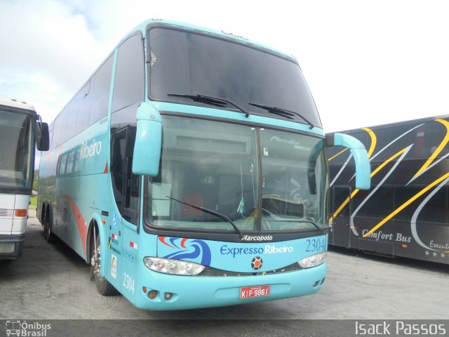 Expresso Ribeiro Turismo 2304 na cidade de Gravatá, Pernambuco, Brasil, por Isack Passos. Número da foto: #2050676.