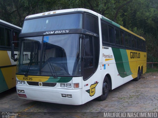 Empresa Gontijo de Transportes 15635 na cidade de Belo Horizonte, Minas Gerais, Brasil, por Maurício Nascimento. ID da foto: 2049179.