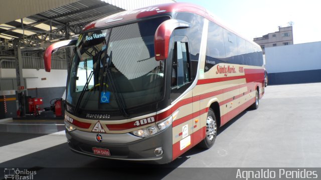 Santa Maria Fretamento e Turismo > Transportes Santa Maria(SP) 400 na cidade de São Bernardo do Campo, São Paulo, Brasil, por Agnaldo Penides. Número da foto: #2052829.