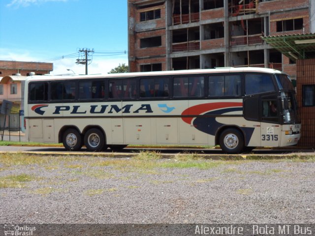 Pluma Conforto e Turismo 3315 na cidade de Cascavel, Paraná, Brasil, por Alexandre Rodrigo. ID da foto: 2051269.