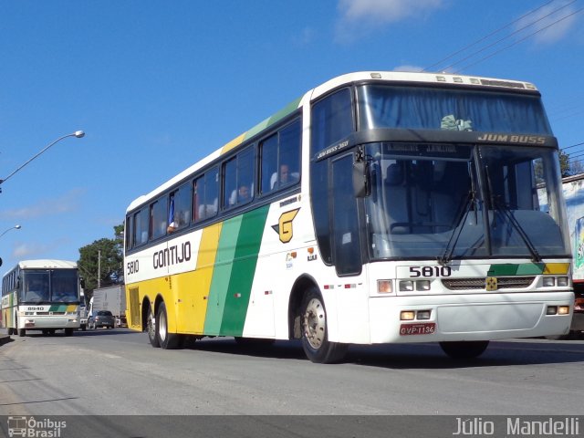 Empresa Gontijo de Transportes 5810 na cidade de Belo Horizonte, Minas Gerais, Brasil, por Júlio  Mandelli. ID da foto: 2052426.