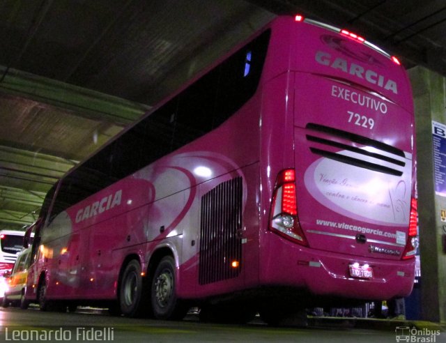 Viação Garcia 7229 na cidade de São Bernardo do Campo, São Paulo, Brasil, por Leonardo Fidelli. Número da foto: #2050992.
