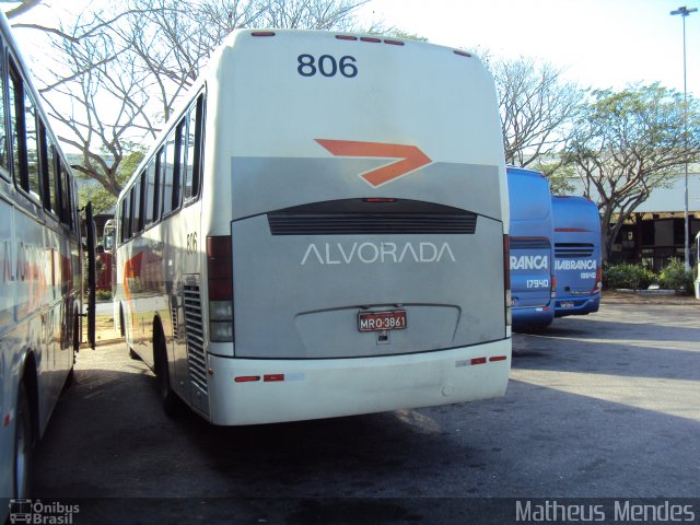 Viação Alvorada 806 na cidade de Vitória, Espírito Santo, Brasil, por Matheus Mendes. ID da foto: 2053475.