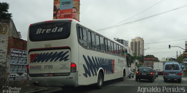 Breda Transportes e Serviços 1790 na cidade de São Bernardo do Campo, São Paulo, Brasil, por Agnaldo Penides. ID da foto: 2054404.