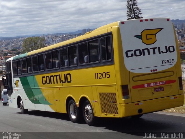 Empresa Gontijo de Transportes 11205 na cidade de Belo Horizonte, Minas Gerais, Brasil, por Júlio  Mandelli. ID da foto: 2054339.