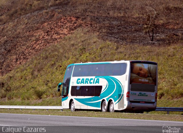 Viação Garcia 7214 na cidade de São Roque, São Paulo, Brasil, por Caique Cazares. Número da foto: #2054511.