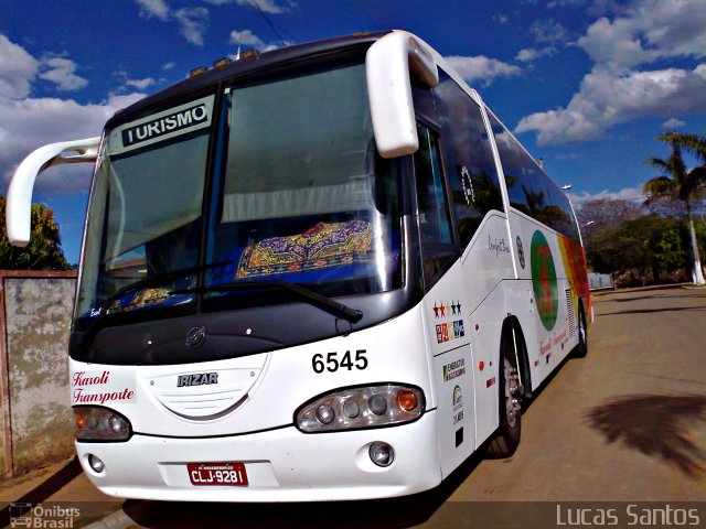 Ônibus Particulares 6545 na cidade de Claro dos Poções, Minas Gerais, Brasil, por Lucas Santos. ID da foto: 2053535.