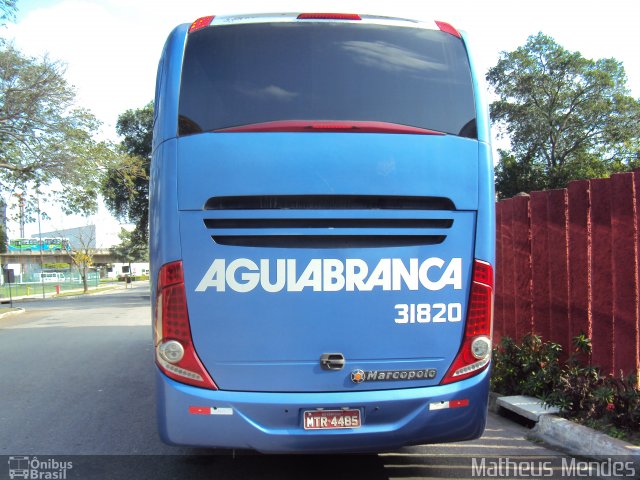 Viação Águia Branca 31820 na cidade de Vitória, Espírito Santo, Brasil, por Matheus Mendes. Número da foto: #2055836.