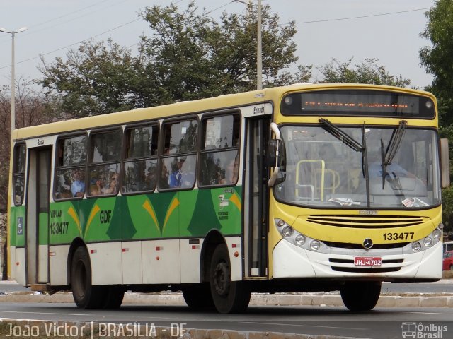 Viplan - Viação Planalto 133477 na cidade de Brasília, Distrito Federal, Brasil, por João Victor. Número da foto: #2056317.